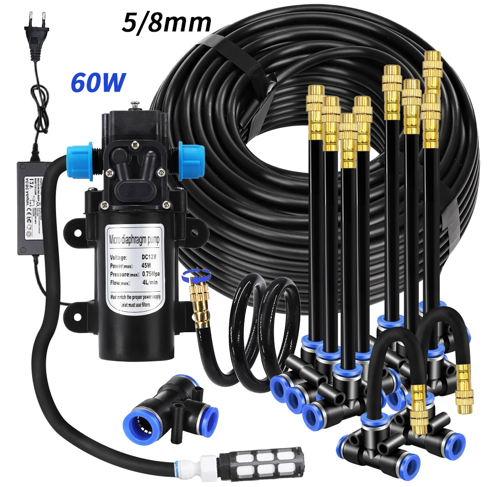 Smart Garden Irrigation System - Kit Spruzzatore da Giardino con Tubo