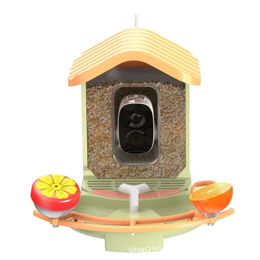 Smart Bird Feeder Camera - Mangiatoia Intelligente AI con Telecamera, Mangiatoia
