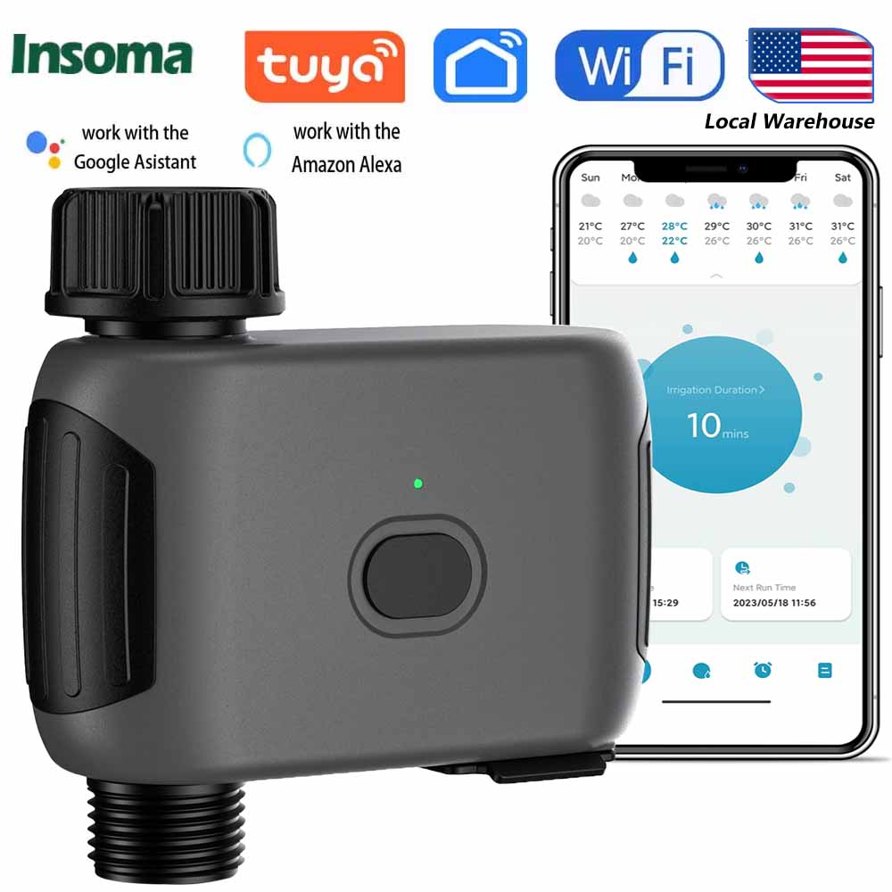 Smart Garden Tap - Timer per irrigazione automatica INSOMA, timer