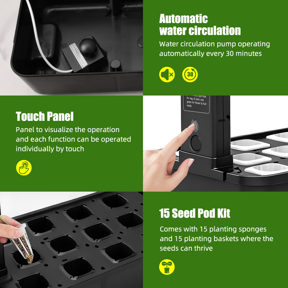 Smart Pod Garden - 【Novità】Kit Giardino Idroponico da Interno a
