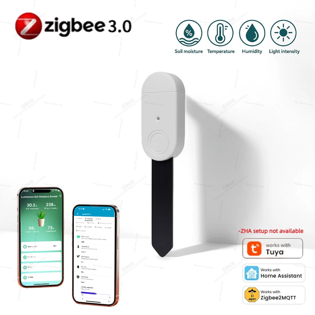 Smart Garden Light - Sensore 4in1 Zigbee per Umidità del