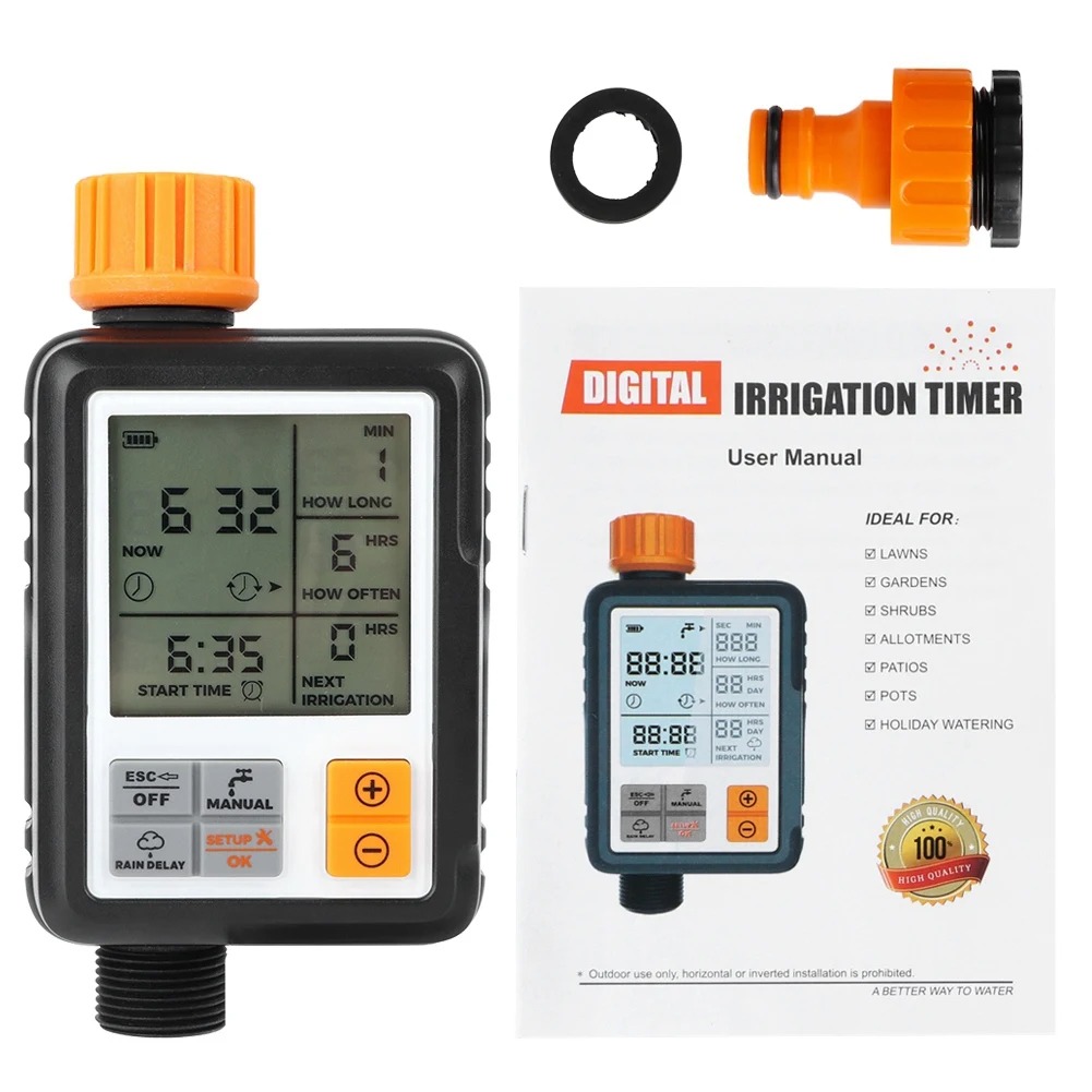 Smart Garden Water - Timer Elettronico per Irrigazione da Giardino,