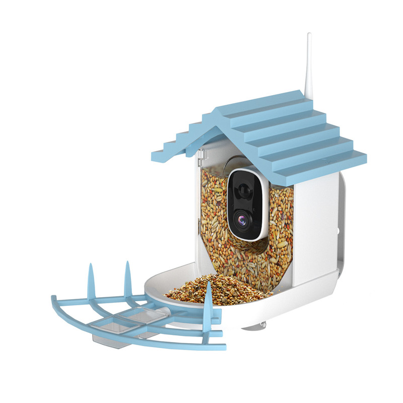 Smart Bird Feeder Camera - Mangiatoia per Uccelli da Giardino a