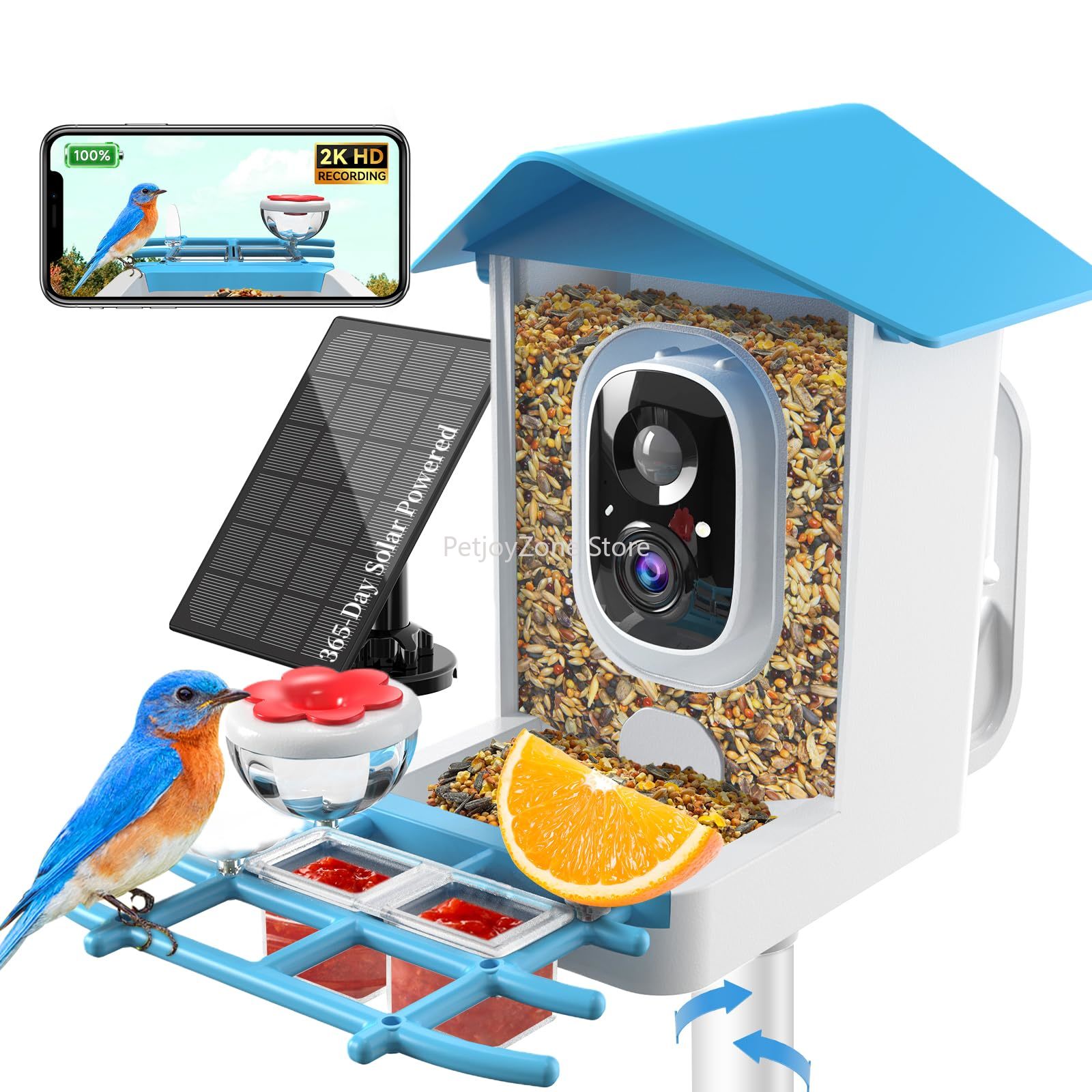 Smart Bird Feeder Camera - Telecamera Intelligente per Alimentatore Uccelli 2K