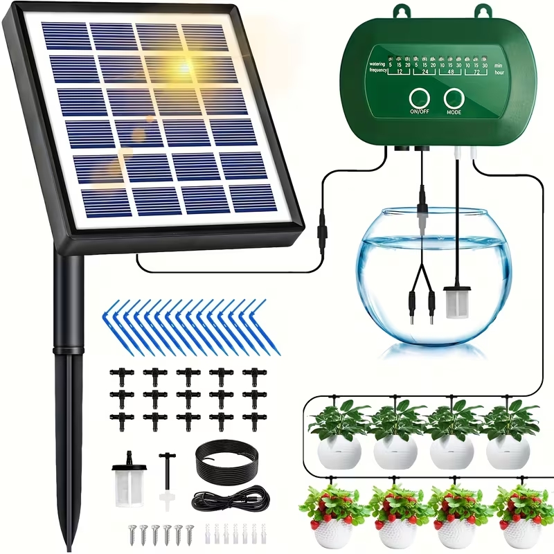 Smart Garden Auk - Kit di Irrigazione Automatica Solare per