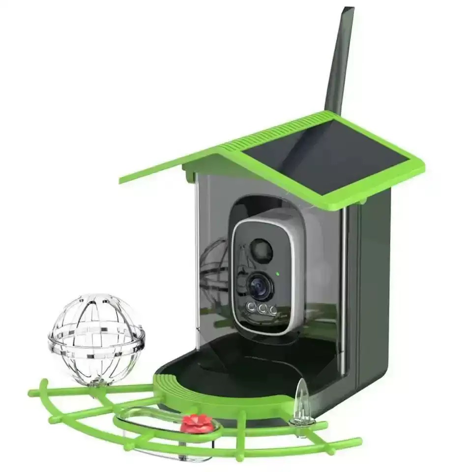 Smart Bird Feeder Camera - Mangiatoia Intelligente per Uccelli 4MP Full