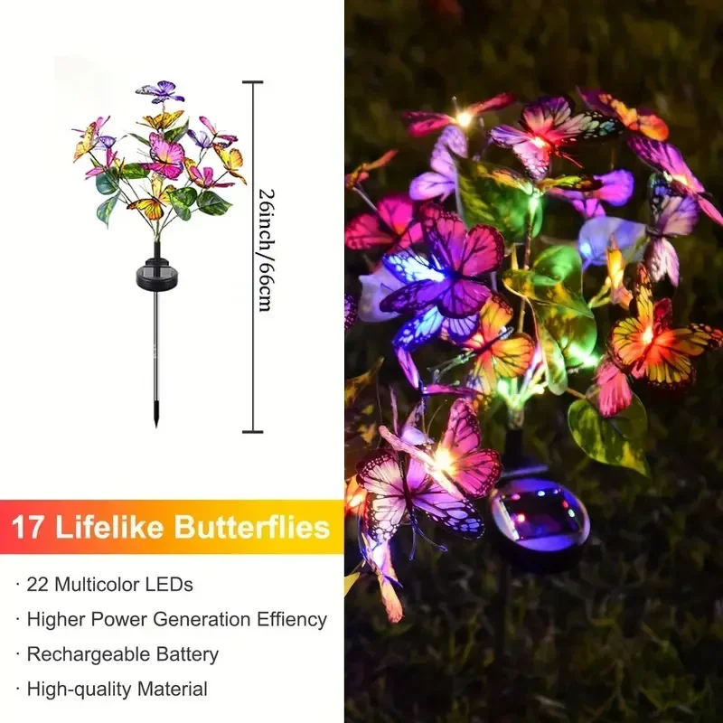 Luci da giardino a farfalla a  - Smart Garden Light recensione e prezzo