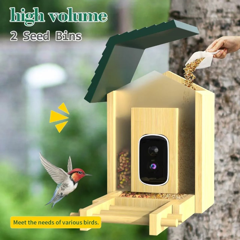 Mangiatoia per Uccelli 4K con  - Smart Bird Feeder Camera recensione e prezzo