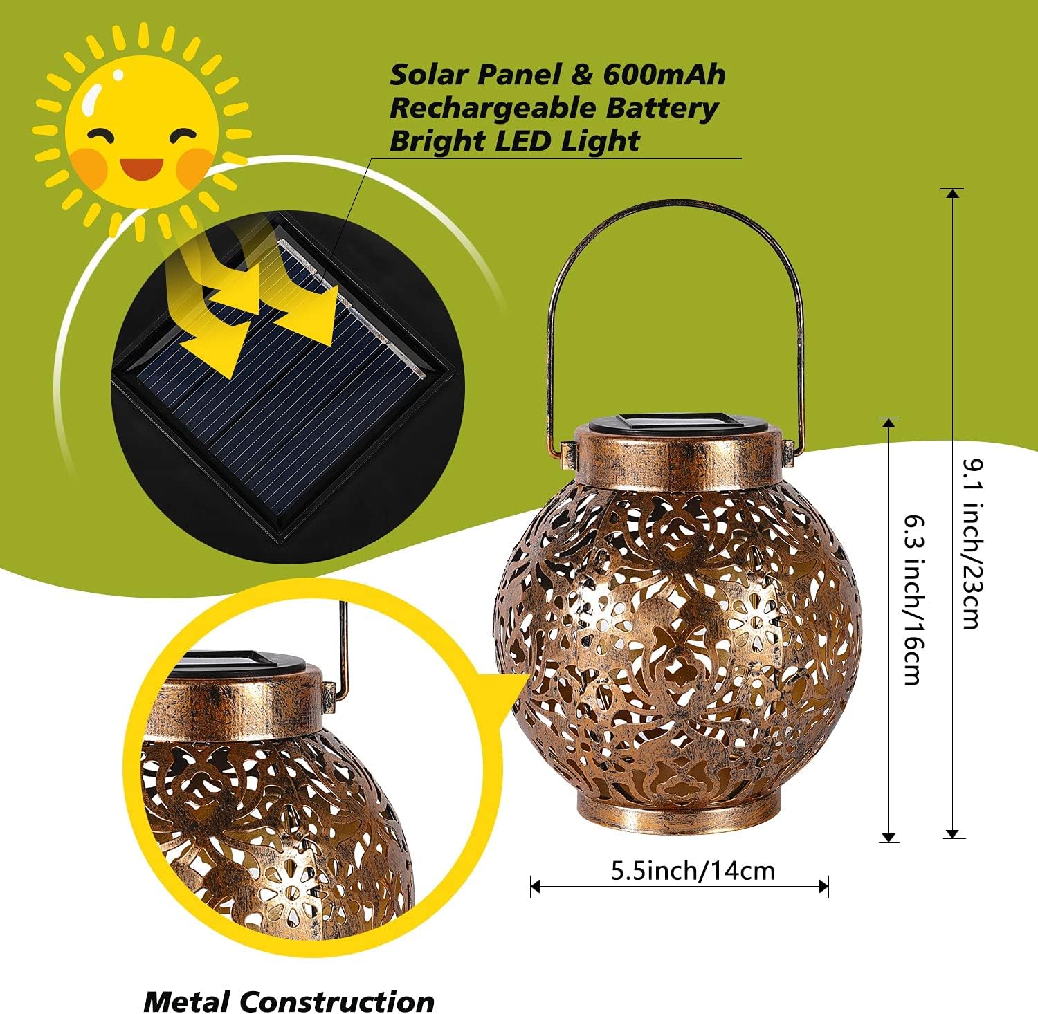 1-6 Lanterne Solari Marocchine - Smart Garden Light recensione e prezzo