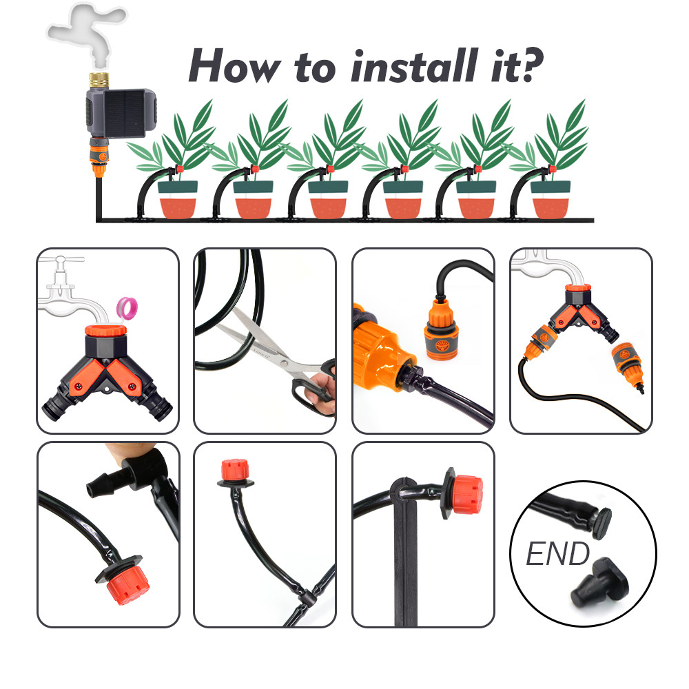 Kit di irrigazione a goccia in - Smart Garden Irrigation System recensione e prezzo