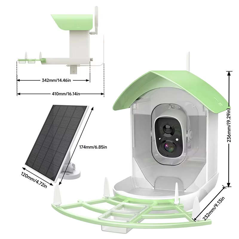 Telecamera per Mangiatoia per  - Smart Bird Feeder Camera recensione e prezzo