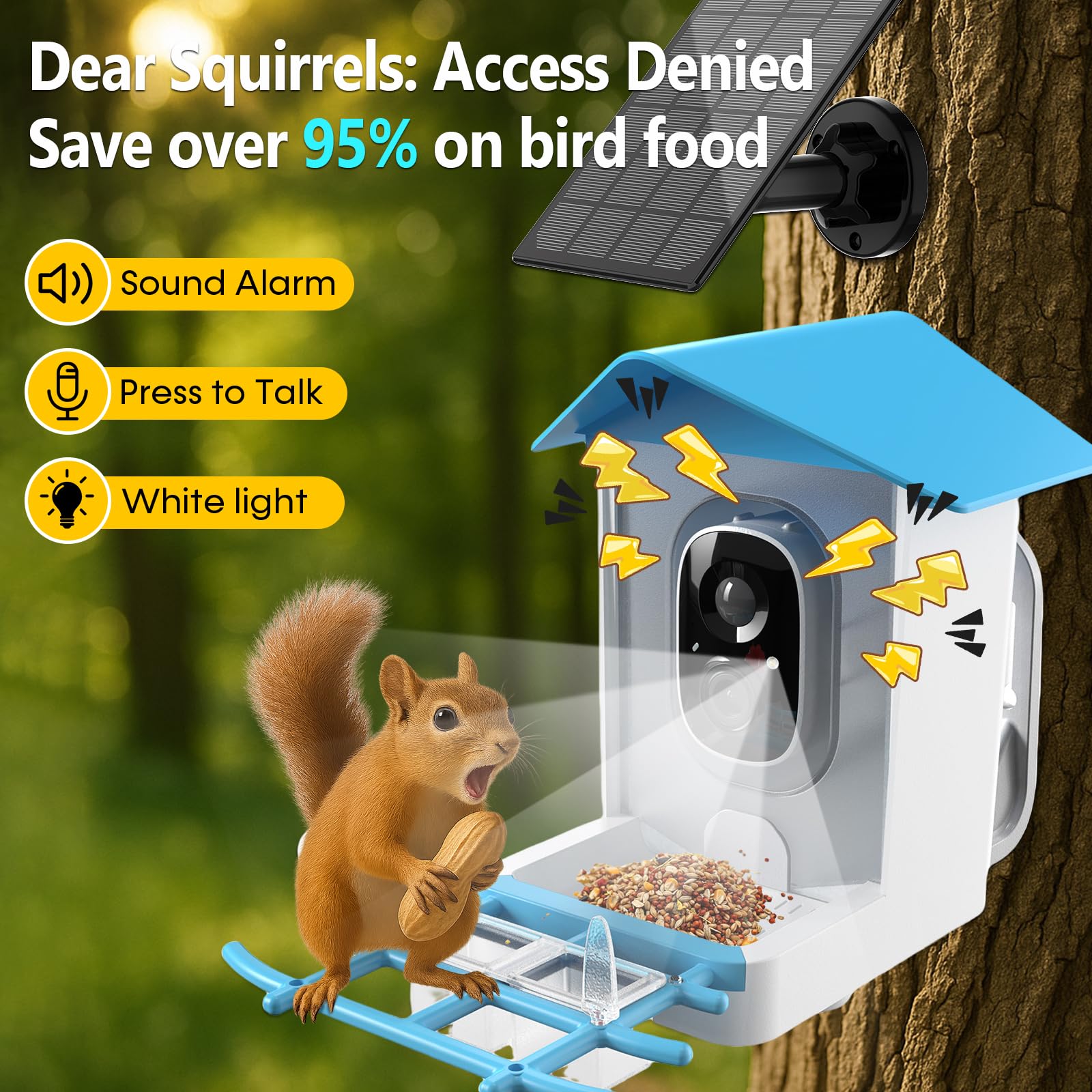 Telecamera Intelligente per Al - Smart Bird Feeder Camera recensione e prezzo